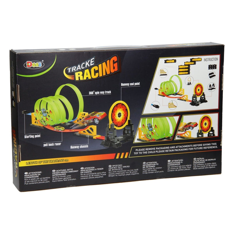 DIY Pull Back Racing Track Set - TR-663-504 - Planet Junior