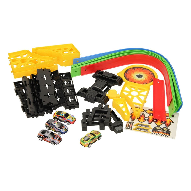 DIY Pull Back Racing Track Set - TR-663-504 - Planet Junior