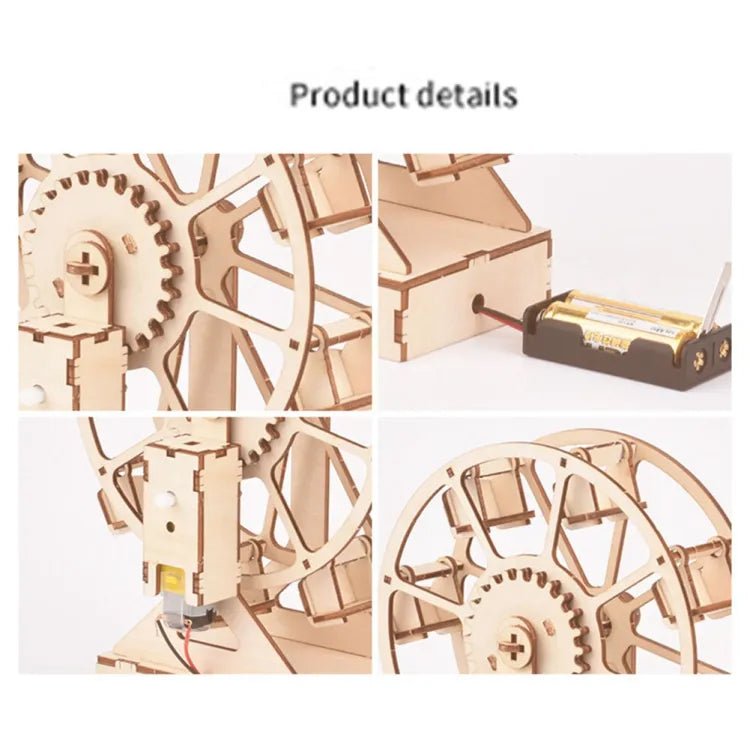 DIY Wooden Craft Ferris Wheel Scientific Kit - ET-2054CH - Planet Junior