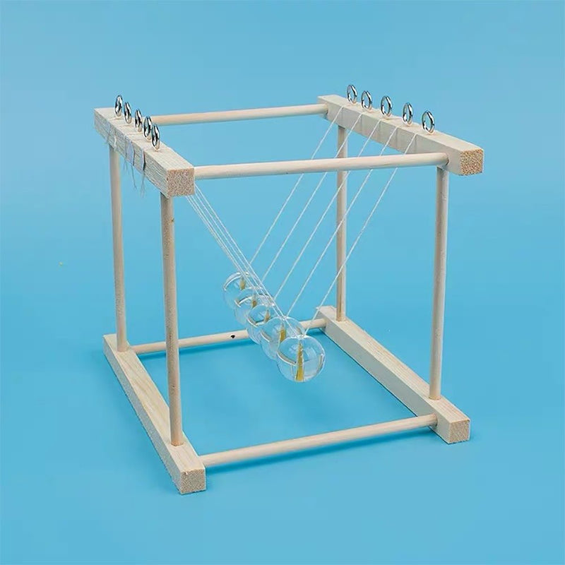DIY Wooden Newton’s Cradle Pendulum Kit - ET-2045CH - Planet Junior
