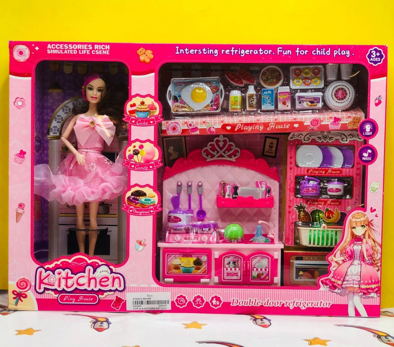 Doll and Kitchen Play Set - ST20872 - Planet Junior