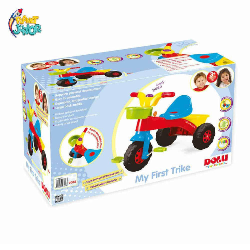 Dolu My First Tricycle with Handle (Turkey) - 7007 - Planet Junior