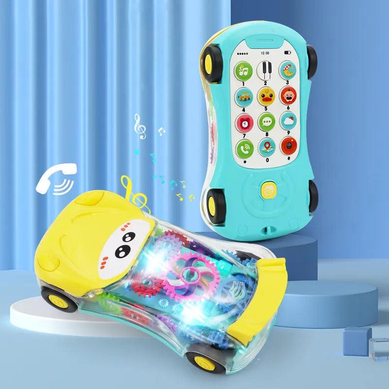 Early Educational Transparent Car Gear Phone For Kids - SLT3216 - Planet Junior