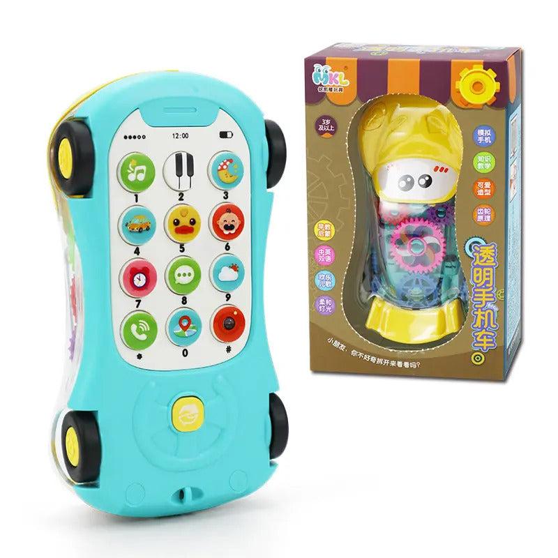 Early Educational Transparent Car Gear Phone For Kids - SLT3216 - Planet Junior