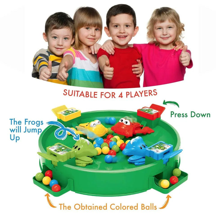 Feeding Froggies Beans Eating Board Game - 821A - Planet Junior