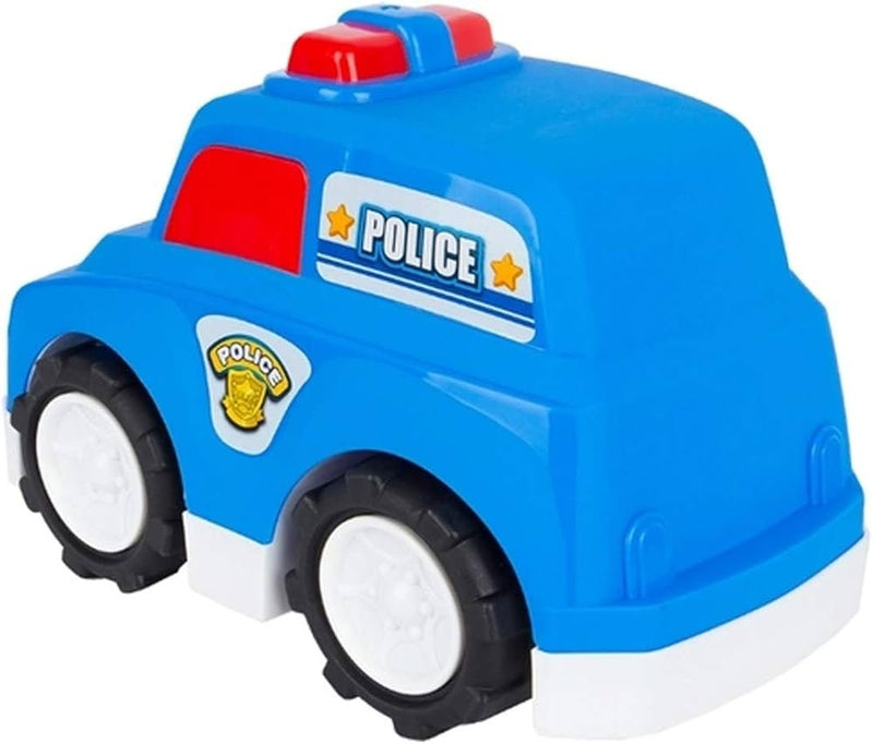 Fiber Built Police Cartoon Car - HFT986 - Planet Junior