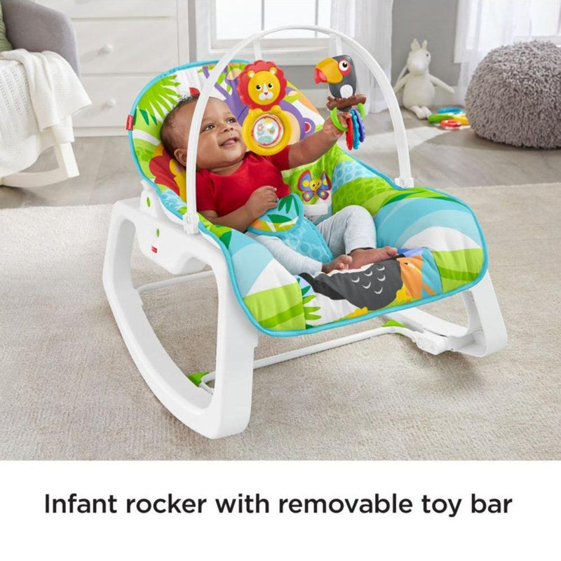 Fisher-Price-Infant-to-Toddler Jungle Rocker - GDP94 - Planet Junior