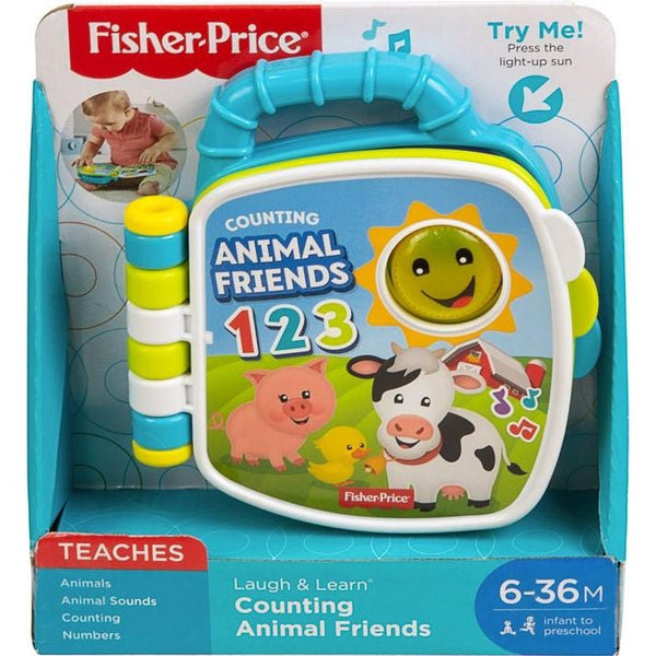 Fisher Price Laugh And Learn Counting Animal Friends Musical Book - FYK57 - Planet Junior