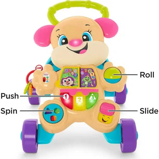 Fisher-Price Laugh & Learn Smart Stages Learn With Puppy Walker - FHY95 - Planet Junior