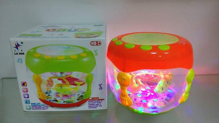 Flash Drum Fish Rotating 3D Lights - LX608 - Planet Junior