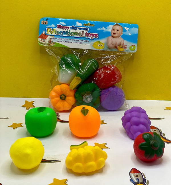Fruits Chuchu Toy - 6 Pcs - MTFR1 - Planet Junior