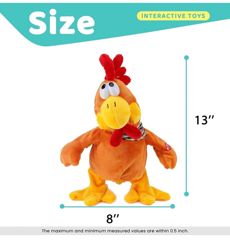 Funny Dancing Chicken Plush Toy - ATFNCHI - Planet Junior