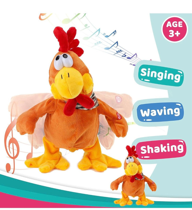 Funny Dancing Chicken Plush Toy - ATFNCHI - Planet Junior