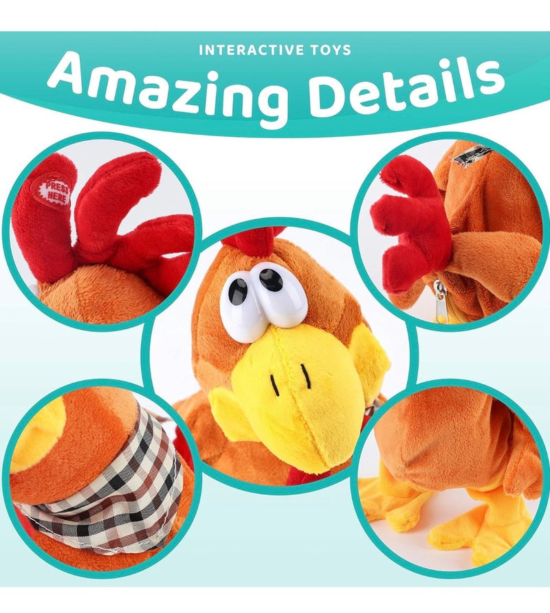 Funny Dancing Chicken Plush Toy - ATFNCHI - Planet Junior