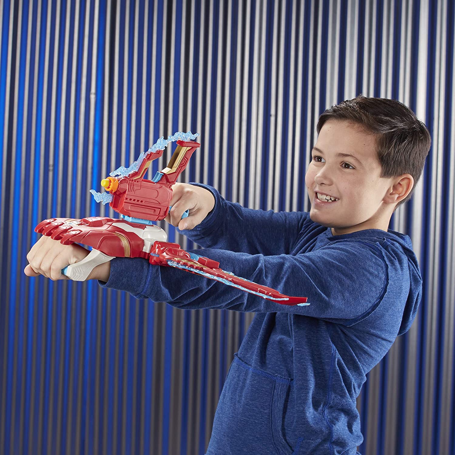 Hasbro Marvel Avengers Assembler Gear – Equipo De Combate De Iron Man Con Potencia Nerf, Para Niños A Partir De 5 Años, Roleplay De Superhéroes