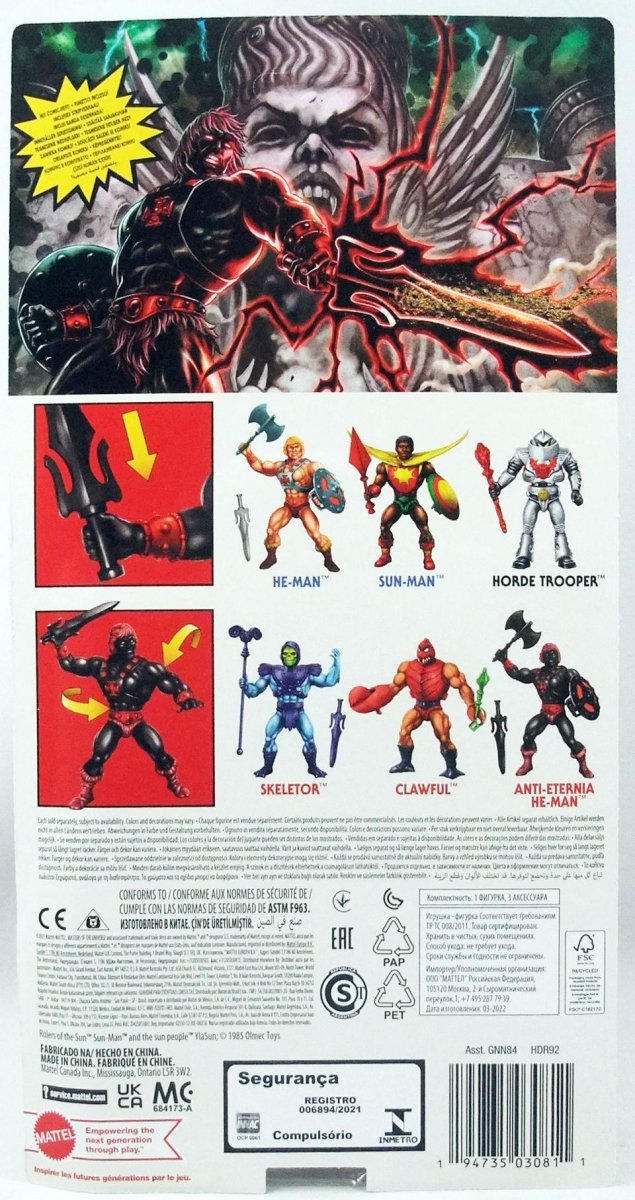 He-Man Origins Masters Of The Universe Action Figure - GNN85/GNN84 - Planet Junior