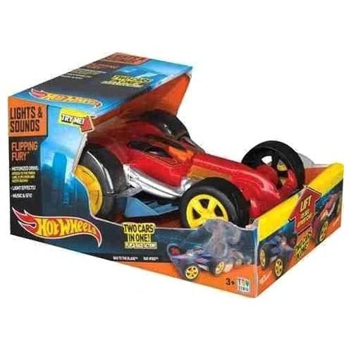 Hot Wheels Light & Sound Flipping Fury Car - 12017 - Planet Junior