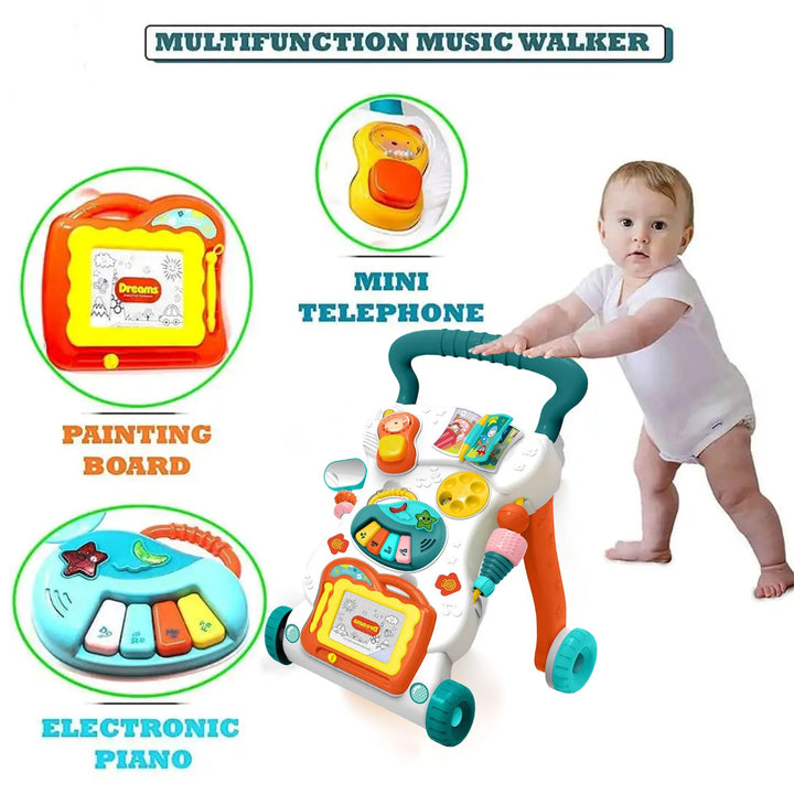 Huanger Musical Activity Walker for Kids (Large) - HE081 - Planet Junior