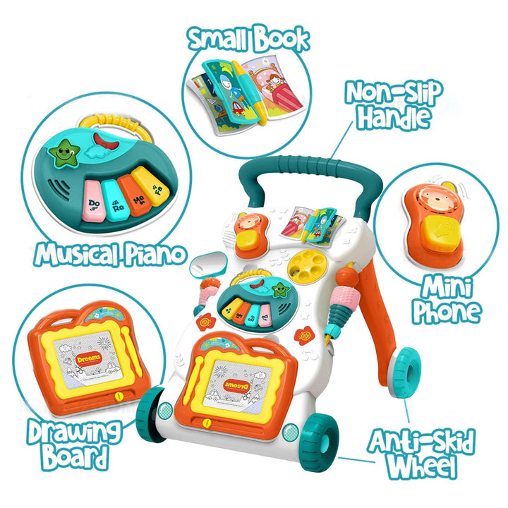 Huanger Musical Activity Walker for Kids (Large) - HE081 - Planet Junior