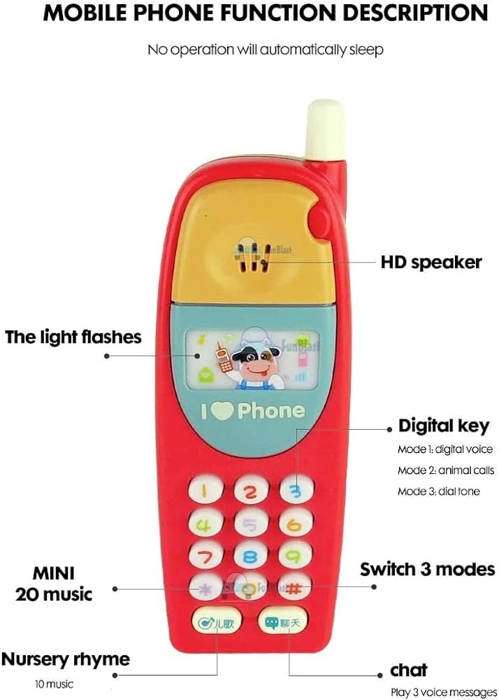 Intelligent Musical Phone For Kids - AT8083 - Planet Junior