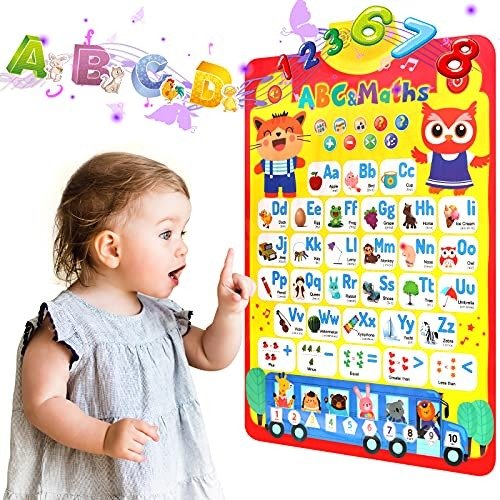 Interactive Alphabet & Number Talking Wall Chart - RT41 - Planet Junior