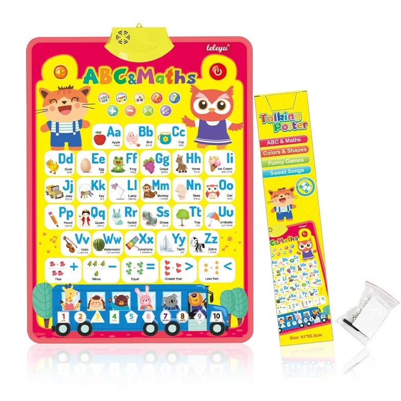 Interactive Alphabet & Number Talking Wall Chart - RT41 - Planet Junior