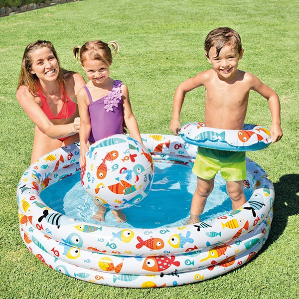 Intex Fishbowl Pool With Ball And Tube - 59469 - Planet Junior