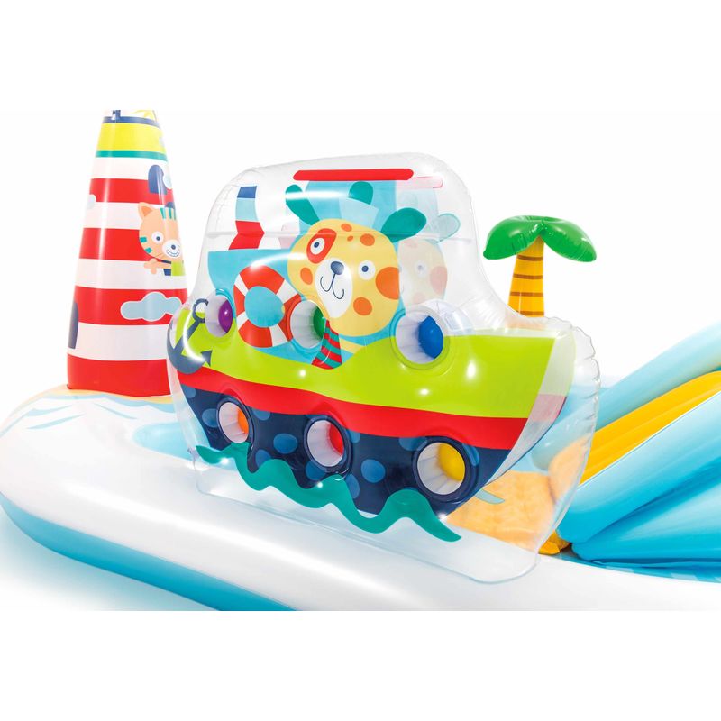 Intex Fishing Fun Play Center Inflatable Kiddie Pool - 57162 - Planet Junior
