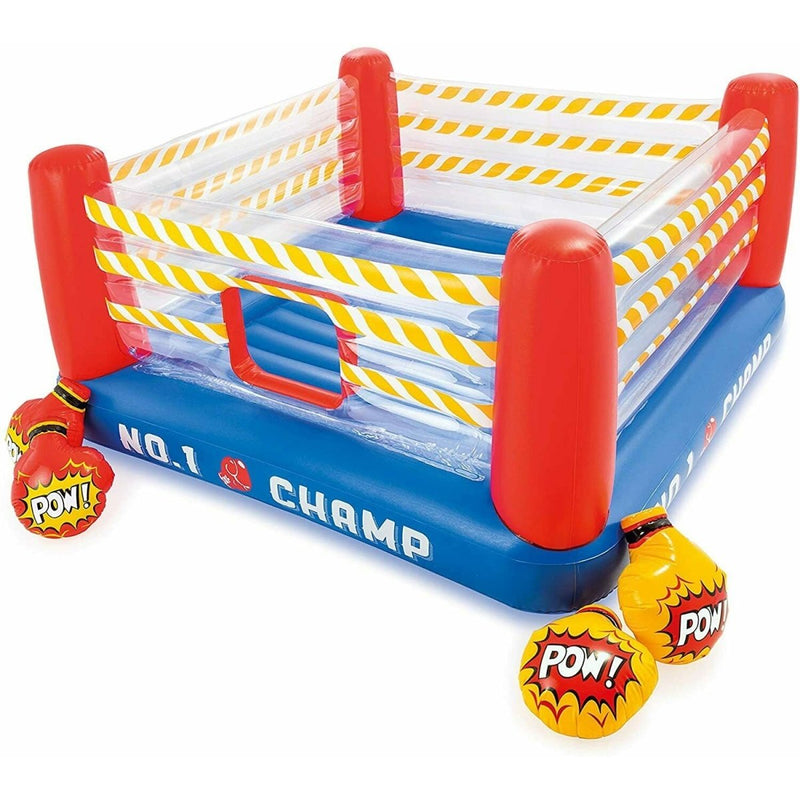 Intex Inflatable Jump-O-Lene Boxing Ring Bouncer | 7.5 ft x 7.5 ft - 48250 - Planet Junior