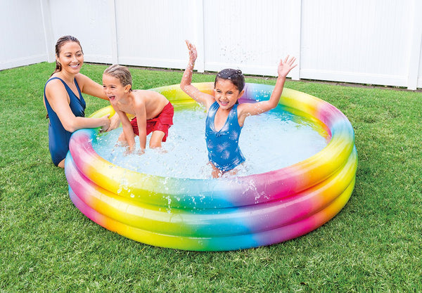 Intex Rainbow Ombre Inflatable Pool - 58449 - Planet Junior