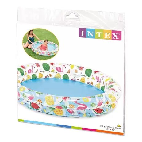 Intex Stars Kiddie 2 Ring Circles Swimming Pool - 59421 - Planet Junior