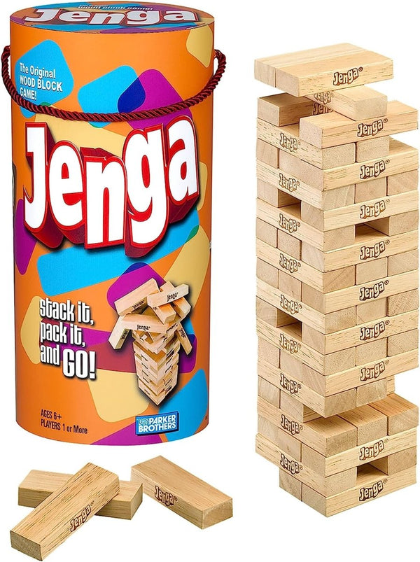 Jumbo Jenga Classic Wooden Blocks Stacking Tumbling Tower - ST21440 - Planet Junior