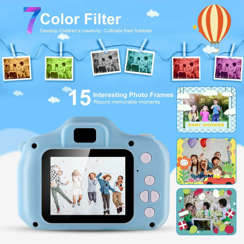Kids Digital 2.0" LCD Camera - RT554 - Planet Junior