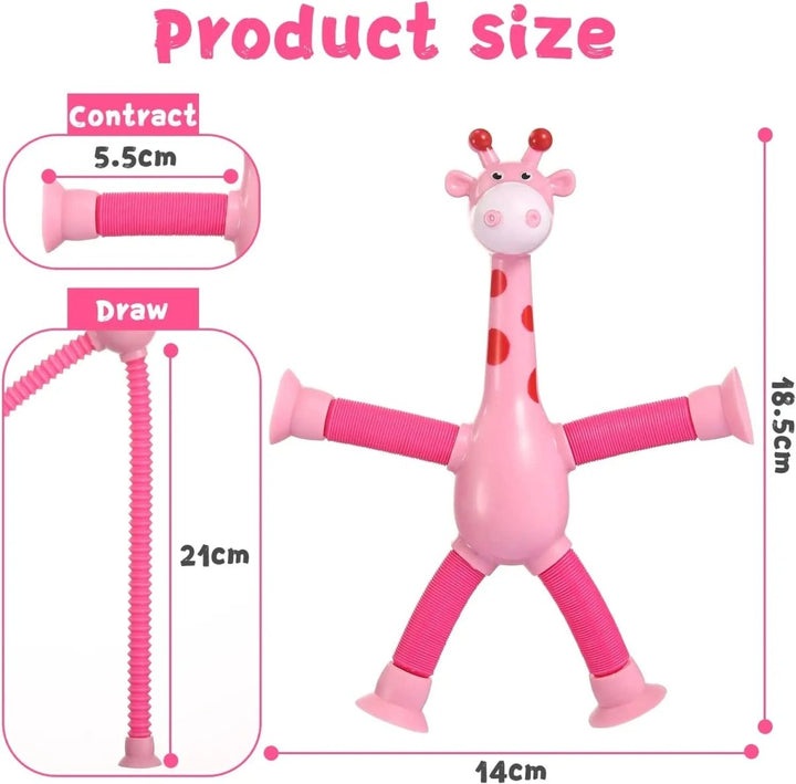 LED Suction Giraffe Pop Fidget Toy - ZT202 - Planet Junior