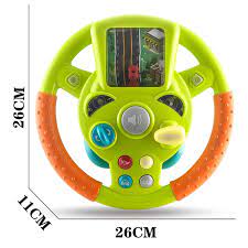 Little Driver Steering Toy For Kids With Music Lights - SBT3688dD - Planet Junior