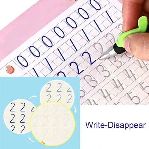 Magic Auto-Disappearing Hand Writing Books Set (Pack of 4) - FT001 - Planet Junior