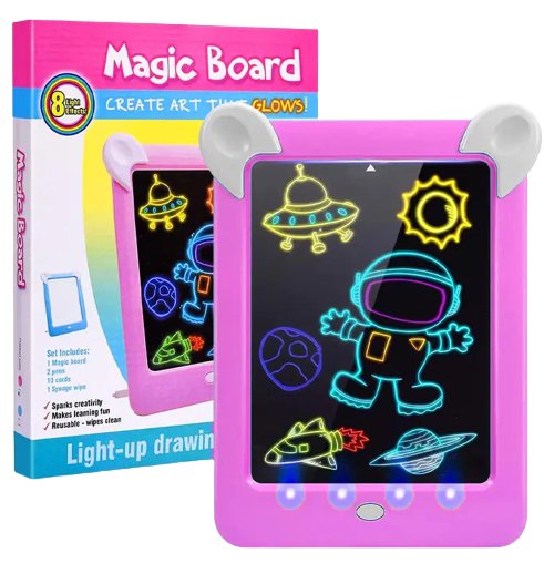 Magic Board Light Up Drawing Pad - MT85127 - Planet Junior