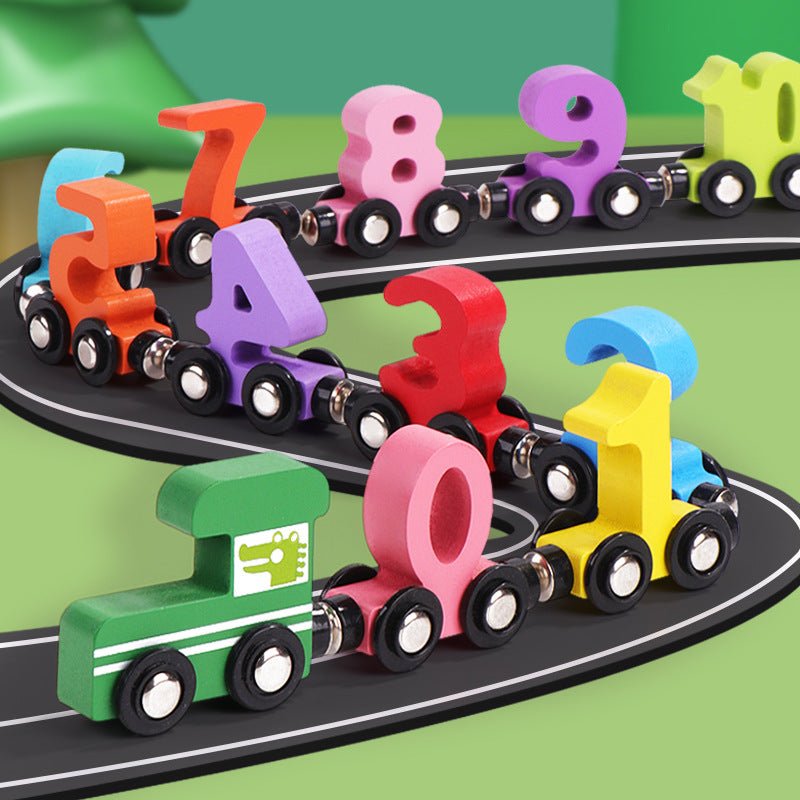 Magnetic Train Set for Toddler Learning - AS63 - Planet Junior