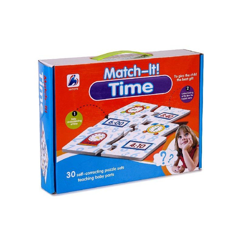 Match-It Time Learning Puzzle Blocks for Kids - OB2056 - Planet Junior