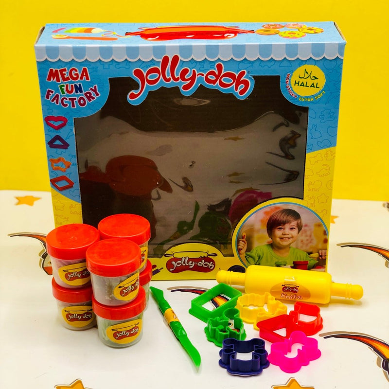 Mega Fun Factory Jolly Dough For Kids - JBD3306 - Planet Junior