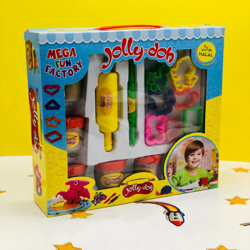 Mega Fun Factory Jolly Dough For Kids - JBD3306 - Planet Junior
