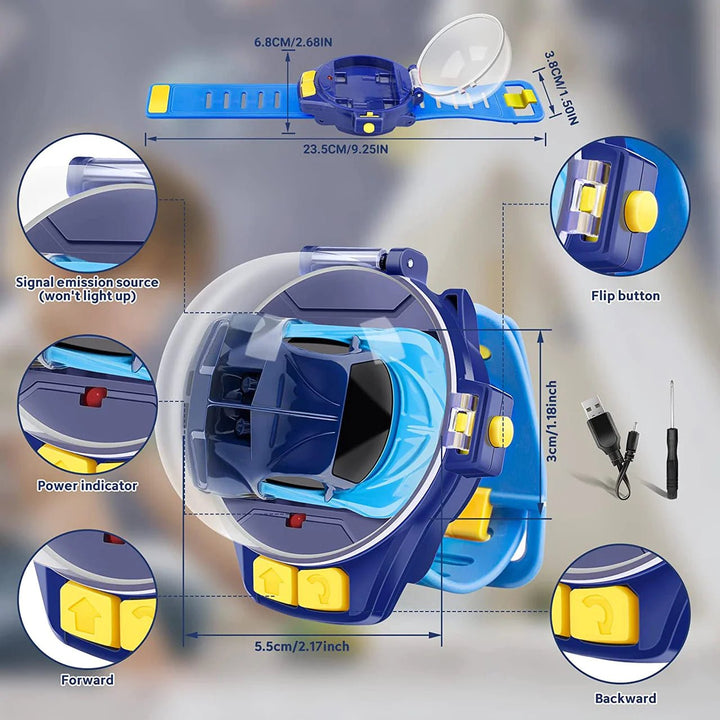 Mini Wrist Watch Remote Control Car - FT01 - Planet Junior