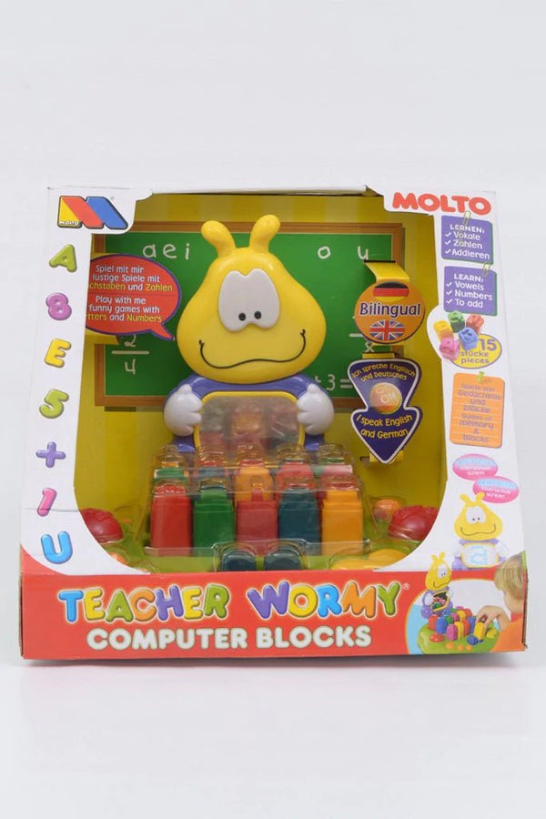 Molto Teacher Wormy Computer Blocks - 7509 - Planet Junior