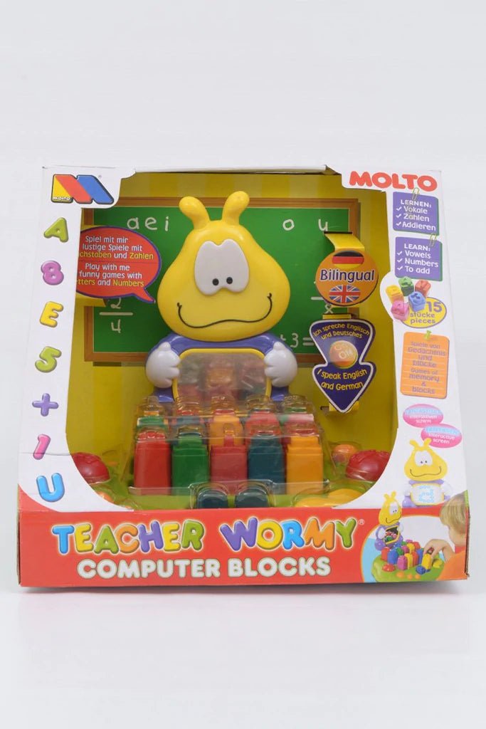 Molto Teacher Wormy Computer Blocks - 7509 - Planet Junior