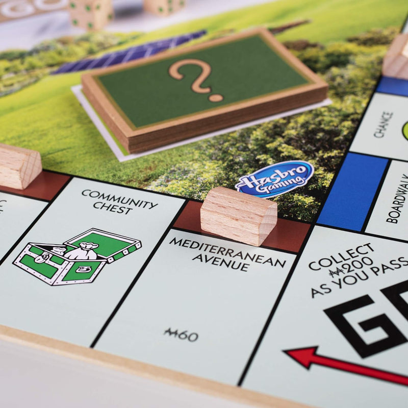 Monopoly Hasbro Go Green Edition Board Game - E9348 - Planet Junior