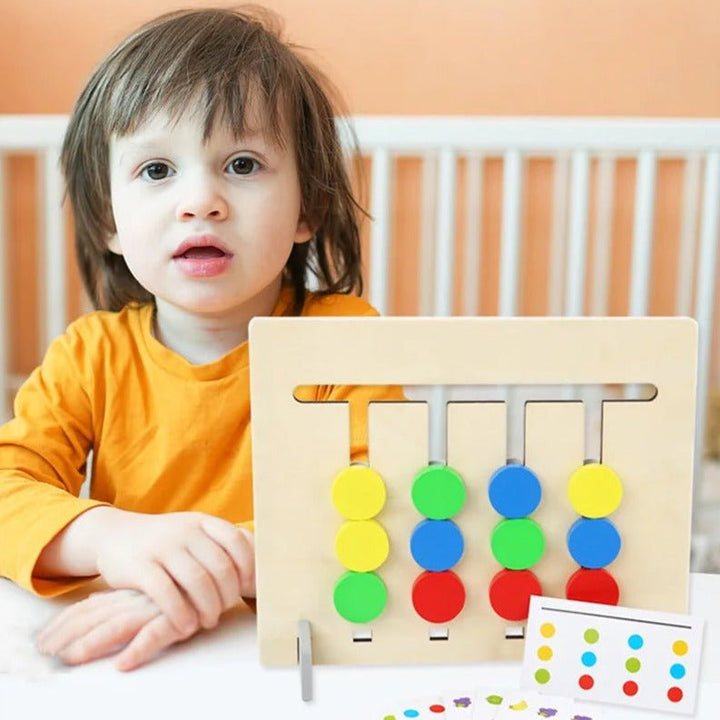 Montessori Educational Wooden Puzzle Circle Game - RTXBL - Planet Junior