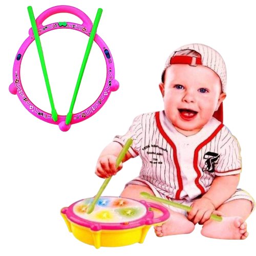 Multi Colored Flash Drum Toy Set For Kids - 16823 - Planet Junior