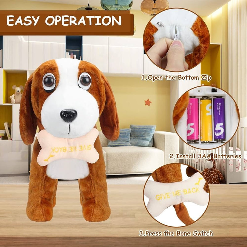 Musical Dog Plush Toy - ATFNCHI - Planet Junior