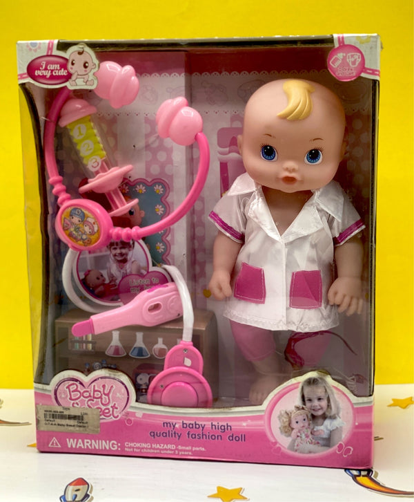 My Baby Sweet Doll With Doctor Set - 66060 - Planet Junior