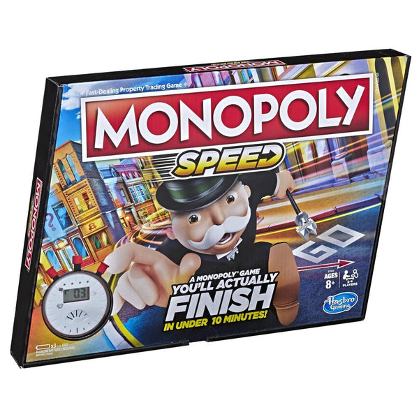 Original Monopoly Speed Board Game - E7033 - Planet Junior